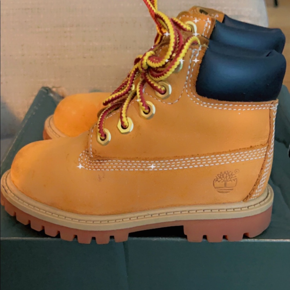 Wheat Timberlands for toddlers